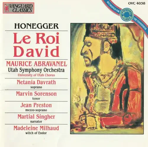 A. Honegger King David – COMPACT DISCS