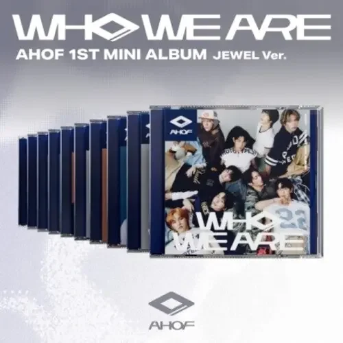 Ahof Who We Are – Jewel Case – Random Cover – incl. 24pg Booklet, Sticker, Photocard + Unit Photocard – COMPACT DISCS