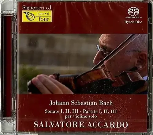 Bach / Accardo, Salvatore Johann Sebastian Bach Sonate I-II-III – SUPER-AUDIO CD