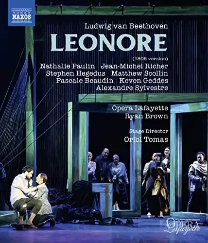 Beethoven (1770-1827) – Leonore O.Tomas, Ryan Brown / Opera Lafayette, Nathalie Paulin, Jean-Michel Richer, etc (2020 Stereo) – Import Blu-ray Disc