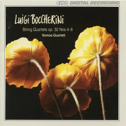 Boccherini / Nomos Quartet String Quartets 4-6 – COMPACT DISCS