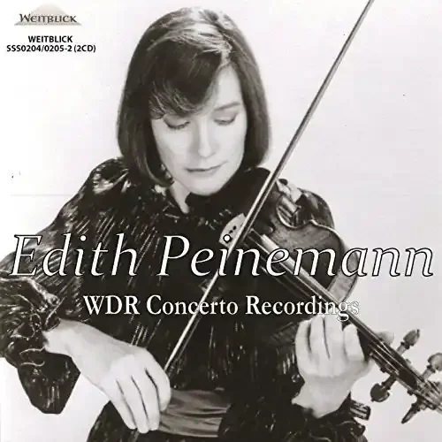 Edith Piaf, George Gershwin, Gunter Wand, Joseph Keilberth, Cologne WDR Symphony Orchestra – WDR Concerto Recordings Edith Peinemann(Vn)George Szell / Gunter Wand / Joseph Keilberth / Cologne Radio Symphony Orchestra (1960-1975)(2CD) – Import 2 CD