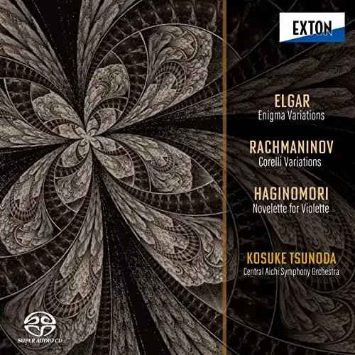 Elgar Enigma Variations, Rachmaninov Corelli Variations, Hideaki Haginomori Novelette for Violette Kosuke Tsunoda / Central Aichi Symphony Orchestra ‐Elgar (1857-1934) – Japan SACD Hybrid