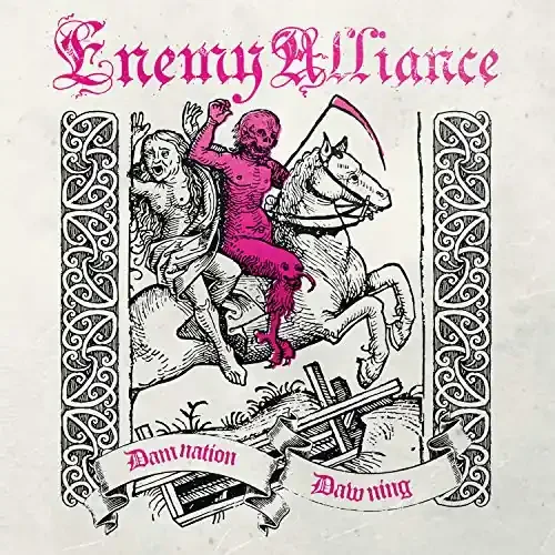 Enemy Alliance – Damnation Dawning (Rosa Vinyl) – Import LP Record