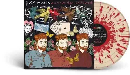 Field Medic Surrender Instead – Bone/Red Splatter – VINYL LP