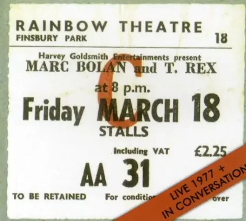 Marc Bolan & T-Rex – Live 1977 + In Conversation [Import] Siren Records