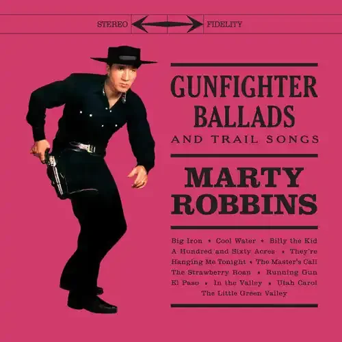 Marty Robbins Gunfighter Ballads & Trail Songs – Limited 180-Gram Clear Vinyl with Bonus Tracks – VINYL LP