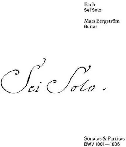 Mats Bergstrom Sei Solo – COMPACT DISCS