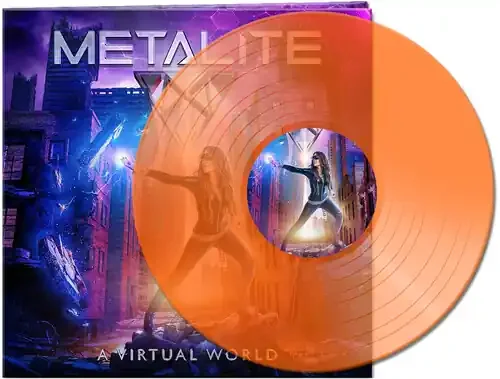 Metalite – Virtual World – Clear Orange [Colored Vinyl] [Clear Vinyl] (Gate) Siren Records