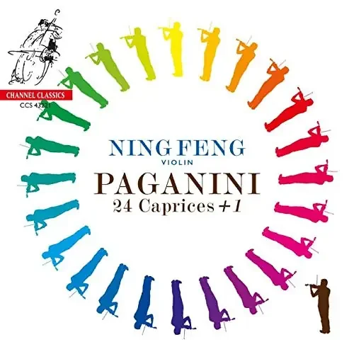 Paganini (1782-1840) – 24 Caprices Ning Feng(Vn)+Caprice D‘adieu – Import CD