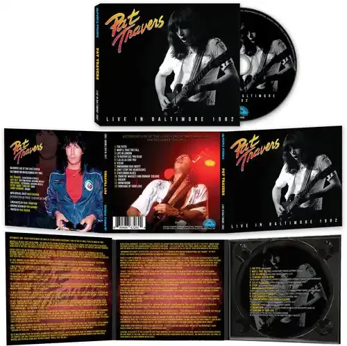 Pat Travers Live In Baltimore 1982 – COMPACT DISCS