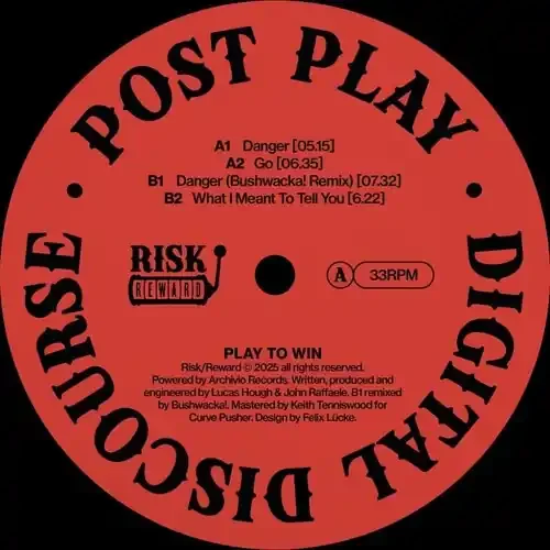 Post Play – Digital Discourse (Ep) Siren Records