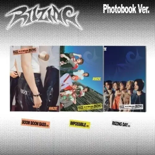 Riize Riizing – Photo Book Version – Random Cover – incl. 88pg Photobook, Sticker, Polaroid Photo, Folded Poster + Photocard – COMPACT DISCS