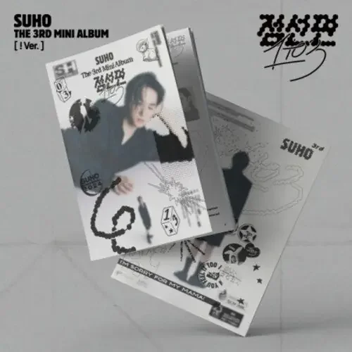 Suho 1 To 3 – ! Version – inc. Photobook, 3 Stickers, Postcard, Folded Poster + Photocard – COMPACT DISCS
