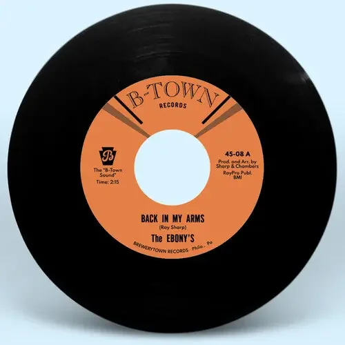 The Ebonys Back In My Arms B/w I Can‘t Help But Love You – 7-INCH SINGLE