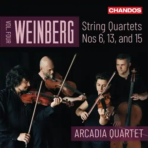 Weinberg / Arcadia Quartet – String Quartets Vol. 4 Siren Records