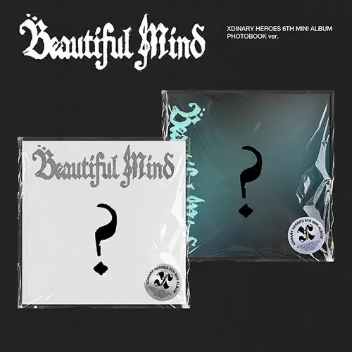 Xdinary Heroes Beautiful Mind – Random Cover – incl. 80pg Photobook, Selfie Photocard, Unit Photocard, Trading Card, Track Paper, Film Photo + Sticker Pack – COMPACT DISCS